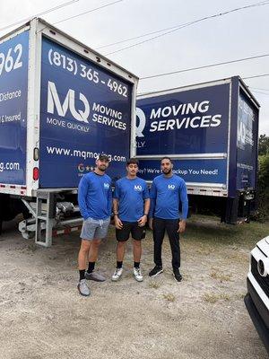 3 movers and a truck for a 2-bedroom Home move!!