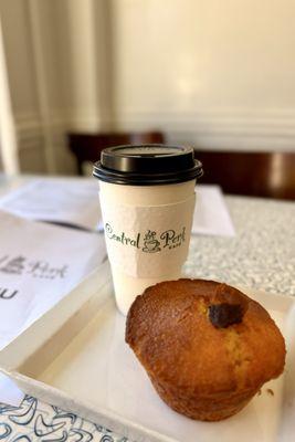 Fresh warm corn muffin