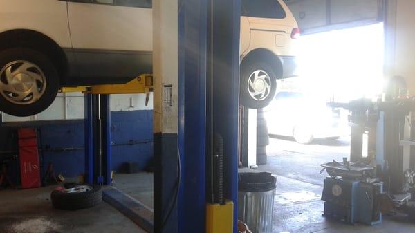 Oil changes $30.00 and receive a free tire rotation and 10 points inspections.