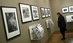 Inside the main gallery.