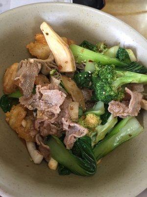 Small spicy pot for $8, no rice