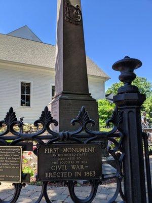 America's First Civil War Monument