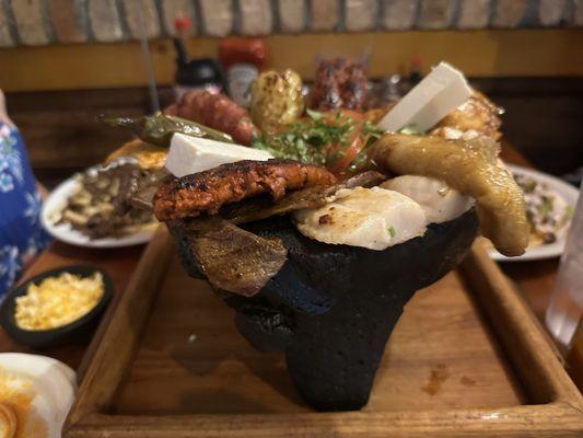 Molcajete surf and turf