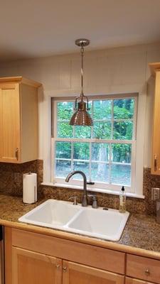 Kitchen pendant light