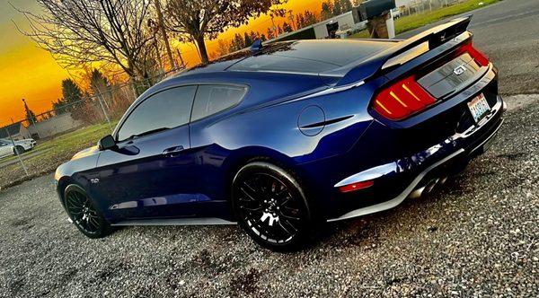 2020 Mustang GT with ceramic coating