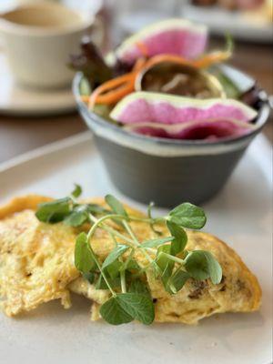 Santa Fe Omelet & side salad