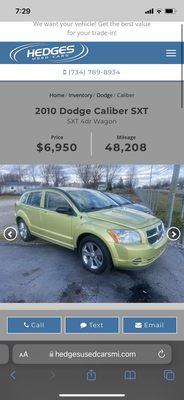 2010 Dodge Caliber