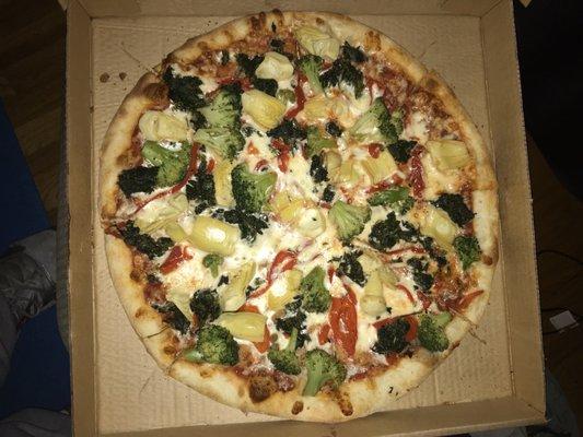 Gourmet Veggie Pizza