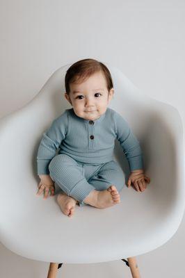 Document your baby's first year with a milestone session.