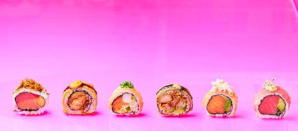 With over 30 delicious rolls to choose from, our menu has something for everyone. We even have amazing Keto and veggie options!