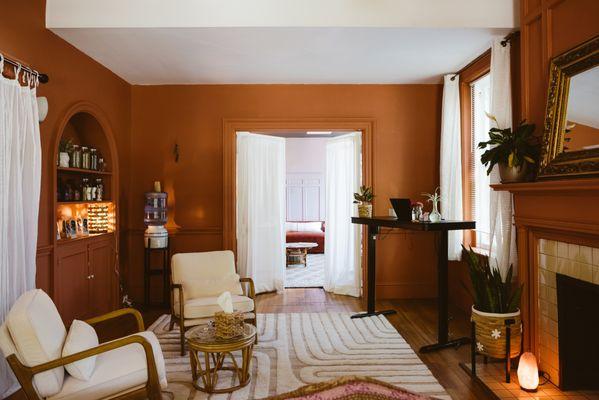 My studio space to meet for personalized astrology readings and consultations.