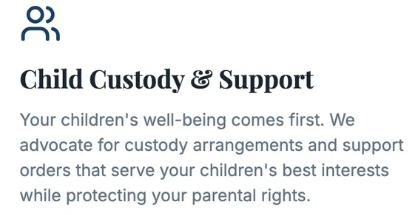 Let's discuss your Family Law Matter