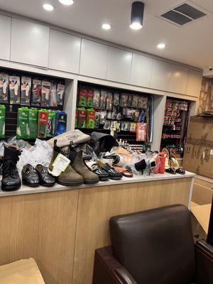 This is the place to bring your shoes