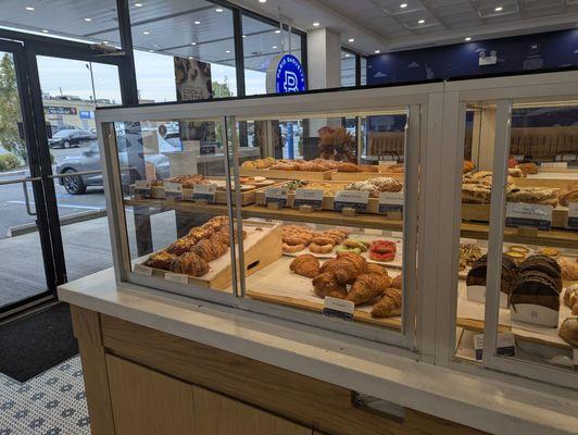 Self serve pastry case.