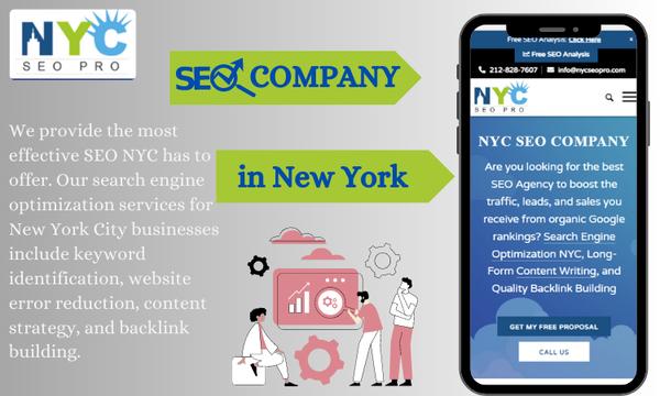 - We provide the most effective SEO NYC has to offer. Our search engine optimization services for New York City businesses include keyword i