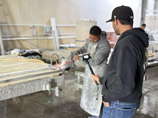 Fabrication Process Behind The Scenes | www.mygranitetops.com