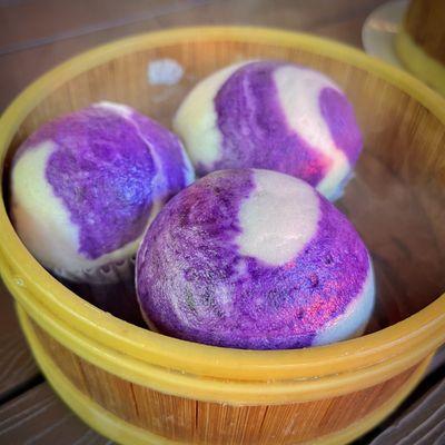 Purple Yam Bao ( 3 )