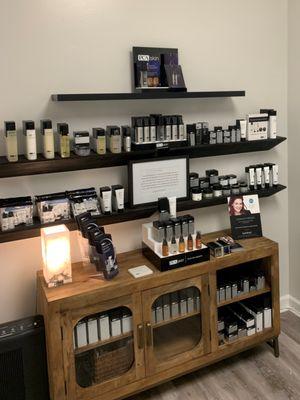 Clinical Skin Care Retail Products Interior Skinology by Candice Med Spa