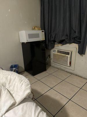 Ac heater is very old run down. Refrigerator broken. Not worth it at all.