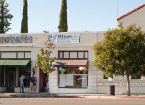 The Blinds Spot shown from across the street