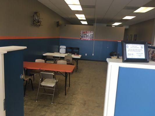 Our state-of-the-art training facility. ;)