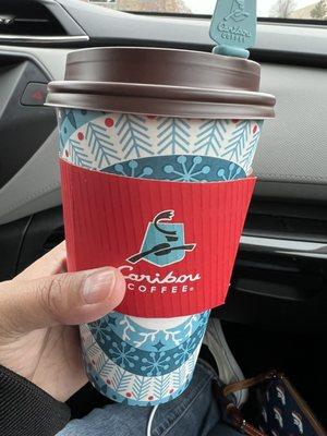 Super cute Christmas cups! Had to try the Hot Apple Blast