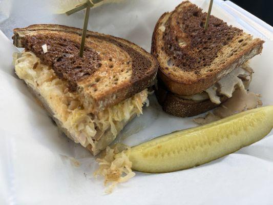Turkey Rueben, the daily special today