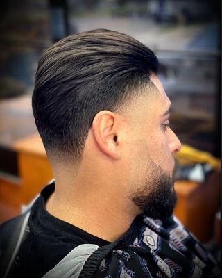 Haircut done by Franky. Cutting hair in suite Q. Book am appointment or walk in today!