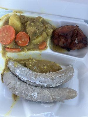 Curry, banana, turkey tail.