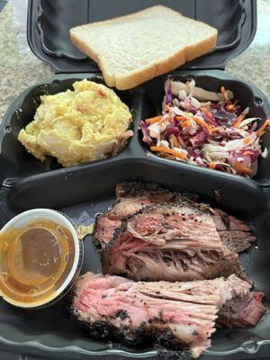 Bbq plate $22. Brisket.