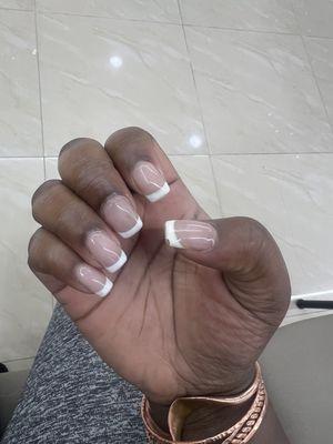 3 days old. Had to visit another salon and pay 25 for a new paint job