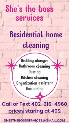 She's the Boss Services