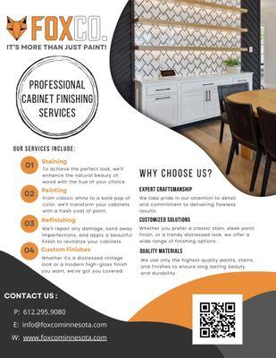 Professional Cabinet Finishing Services