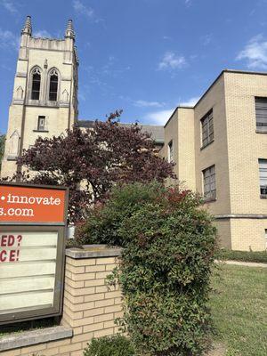Front of building where Root of the Mind Hypnosis is.
