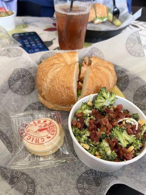 Dill-icious Diva with Broccoli Salad