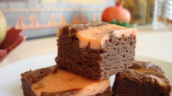 Moist Cream Cheese Brownies for Halloween