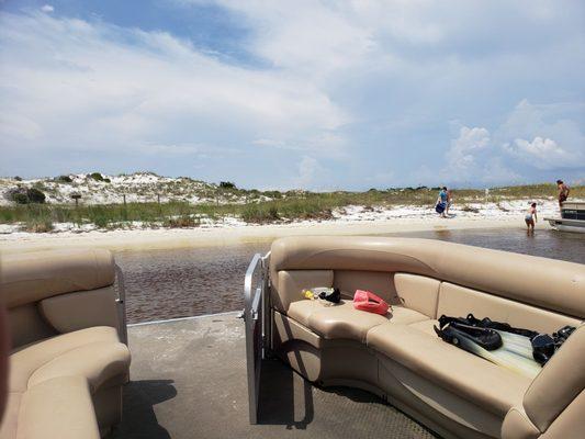 Shell Island Pontoon Rentals