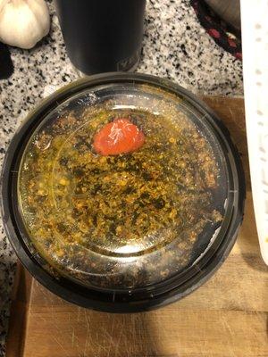 Egusi stew with goat meat