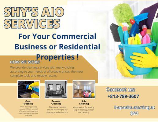 Shy’s AIO Serives