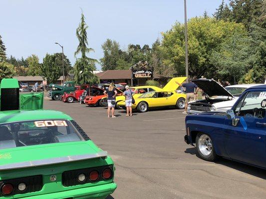 Car Show at Lumber Jack Grill