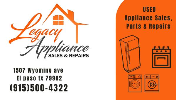Legacy Appliance Sales & Repair