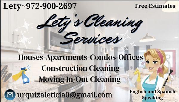 Lety’s Cleaning Services