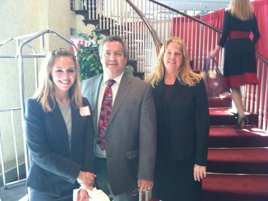 L to R: Melissa E. Robbins, Douglas C. Deschenes, and Kathryn L. Farrell