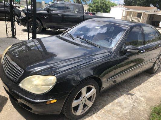 Restored Mercedes V12