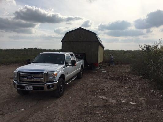 Shed Moving by Chris Hubbard
