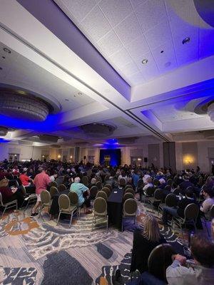 Ballroom with the stage