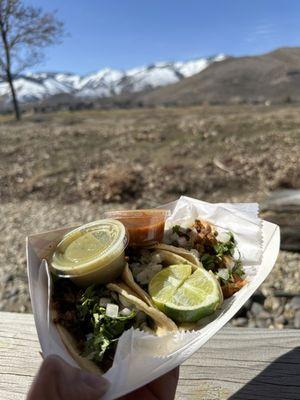 Tacos via (DoorDash)