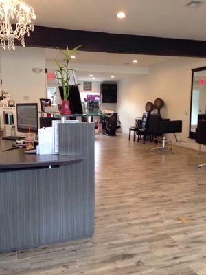 New, modern, and clean salon!