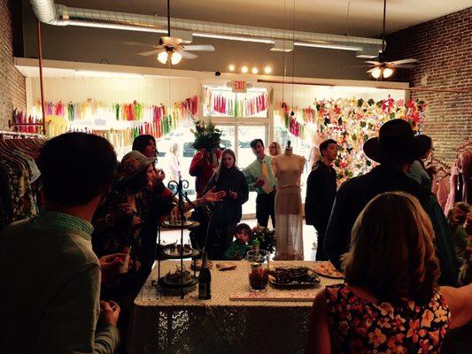 The soft opening I attended had lots of visitors.