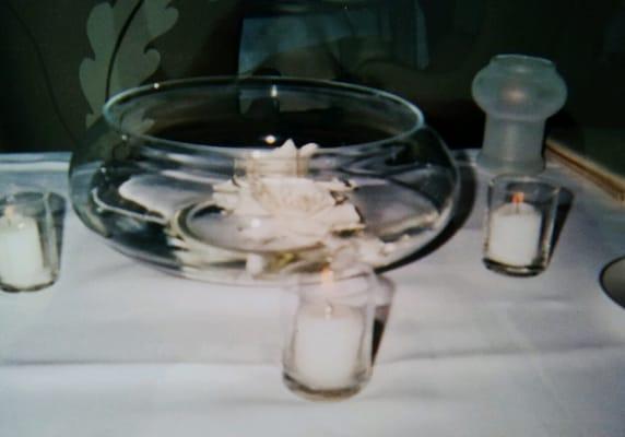 our decorated table, per request~